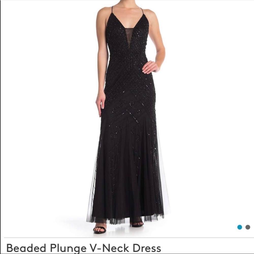 Black dress - formal party dress size 4 NEW